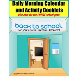 Autism Calendar Activity Booklets for Special Education